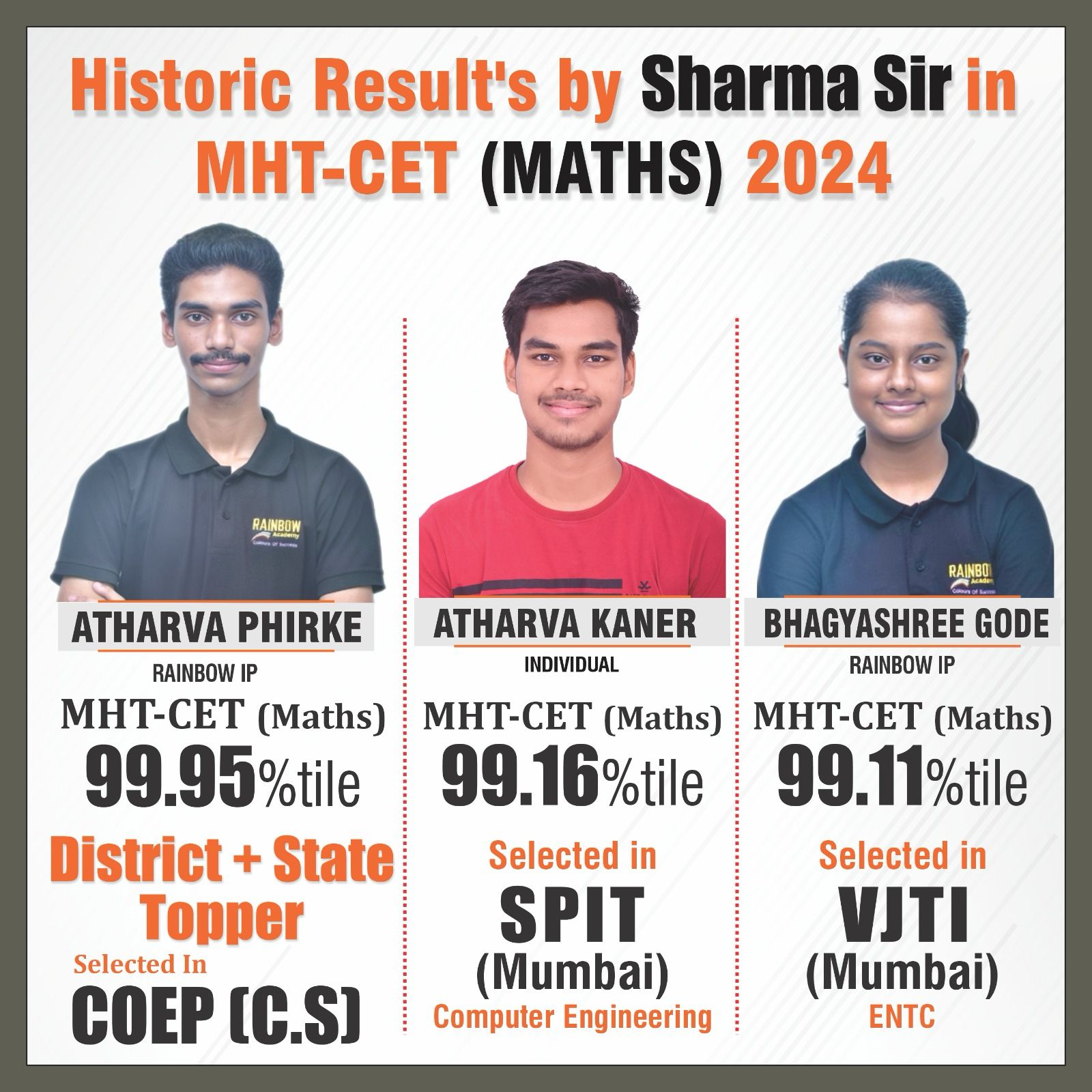 Wardha Rank 1 MHTCET NEET MHTCET coaching Wardha